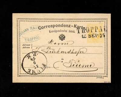 Austria 1874 - ''Troppau'' Very Clear L2 (#7846)