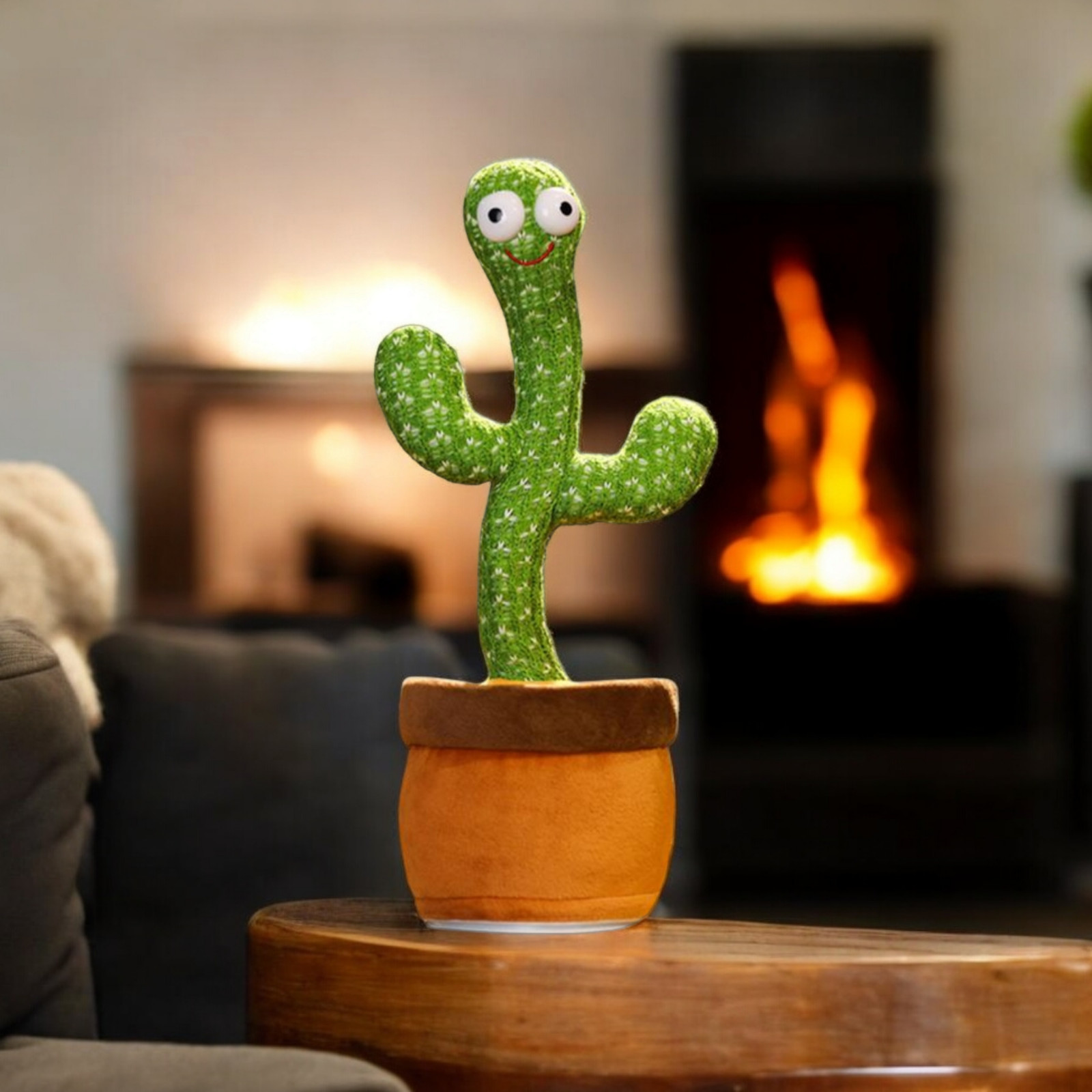 Cactus Ballerino Peluche Parlante Canta Balla Giocattolo Stimola Bambini Bimbi foto 6