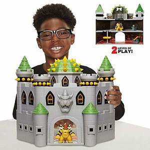 super mario bowser castle playset
