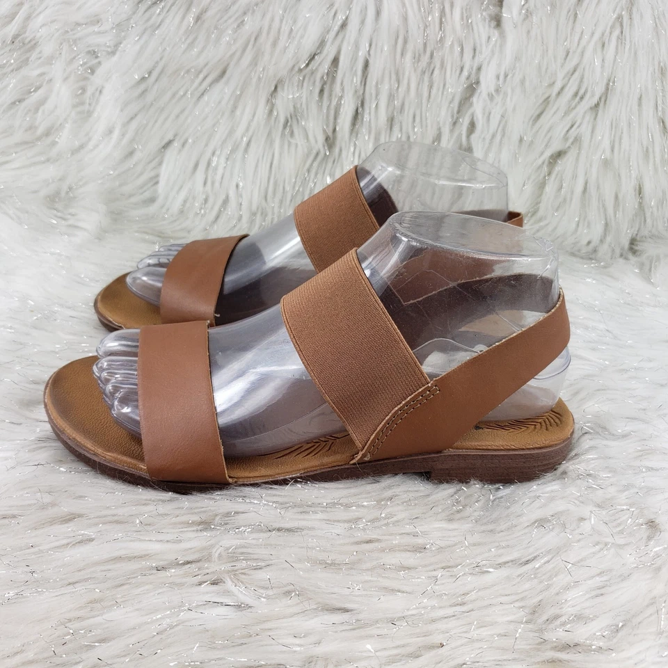 JELLYPOP Basic Brown Ankle Strap Sandals Womens Size 7 - Image 2 of 4