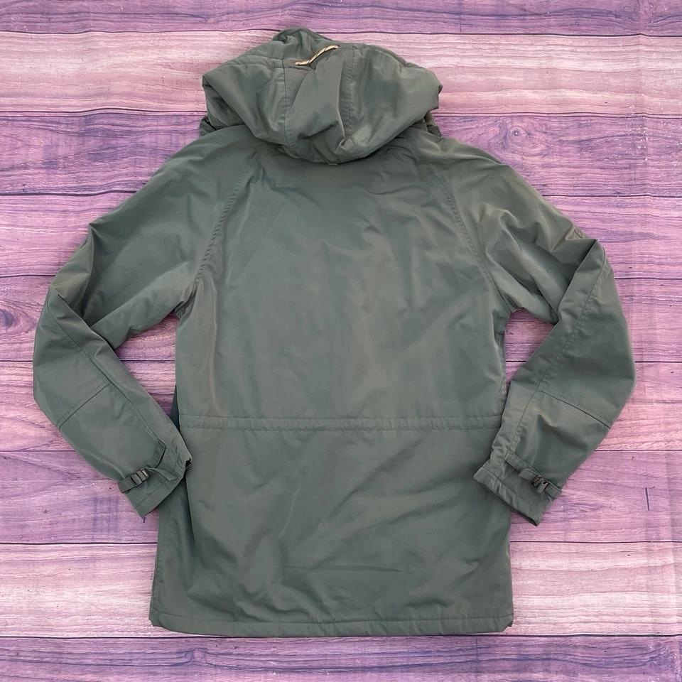 Scotch Soda Sherpa Lined Hood Green Nylon Jacket Size L Parka - Image 4 of 4