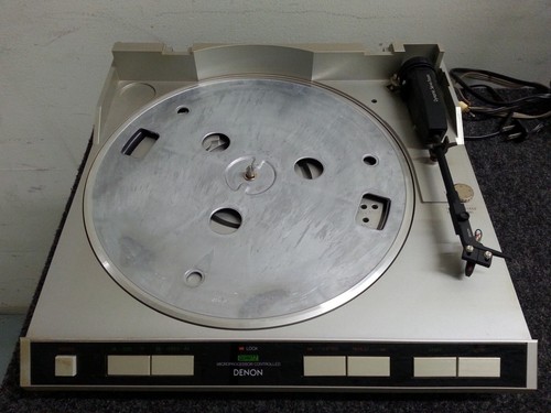 Denon DP-15F Quarz vollautomatischer Direktantrieb Plattenspieler mit Ortofon Stylus - Bild 4 von 24