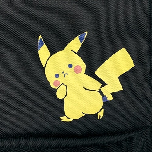 Pokemon Center Original Backpack Pikachu number 025, 2024 Black