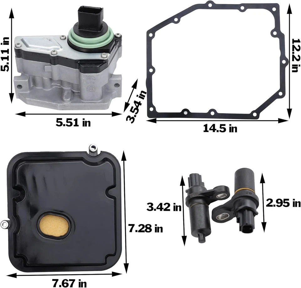 For Chrysler Dodge Jeep Liberty 3.7L Transmission Shift Solenoid Block Kit 42RLE - Image 3 of 4