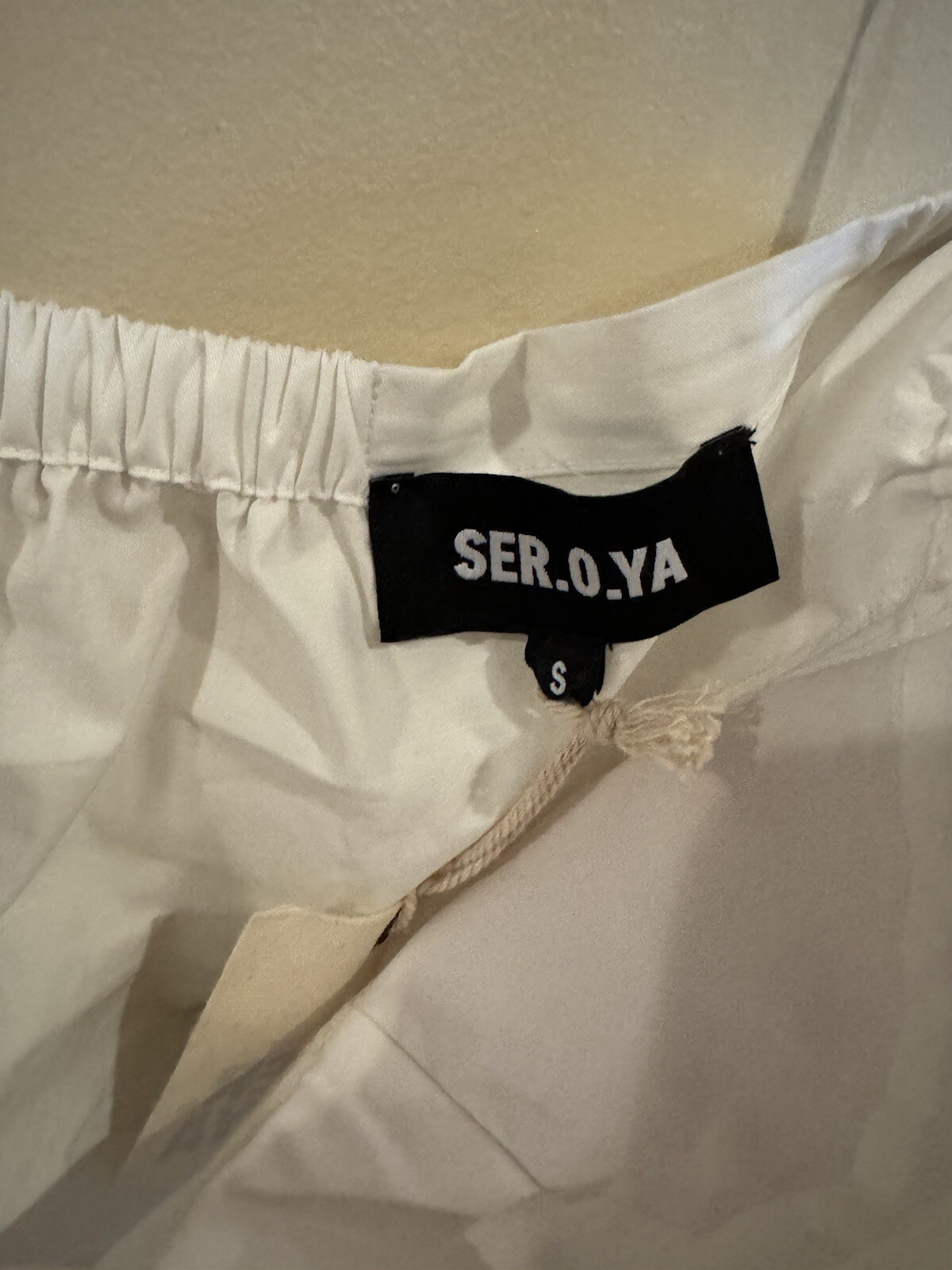 NWT SER.O.YA RANDI OFF THE SHOULDER TOP WHITE MSRP $295