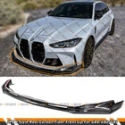 For 2021-26 BMW G80 M3 G82 G83 M4 3PC V Style Real Carbon Fiber Front Bumper Lip
