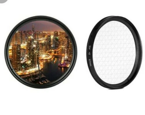 Star Filter 6/8 Point Star For Canon Nikon 52mm 58mm 62mm 67mm 72mm 77mm - Image 2 of 4