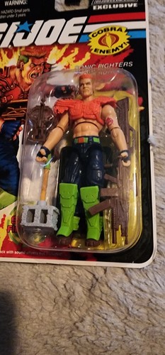 G.I. JOE COLLECTOR'S CLUB FSS FINAL 12 SONIC FIGHTER ROAD PIG ACTION FIGURE MOC - Picture 5 of 5