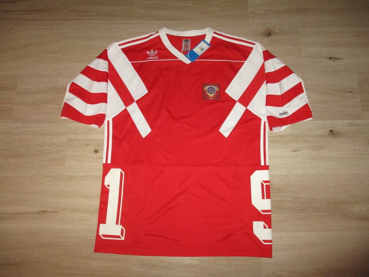ソビエト連邦 ロシア 復刻 ユニフォーム アディダス adidas USSR 9 adidas USSR vintage shirt camiseta oldschool CCCP Russia trikot
