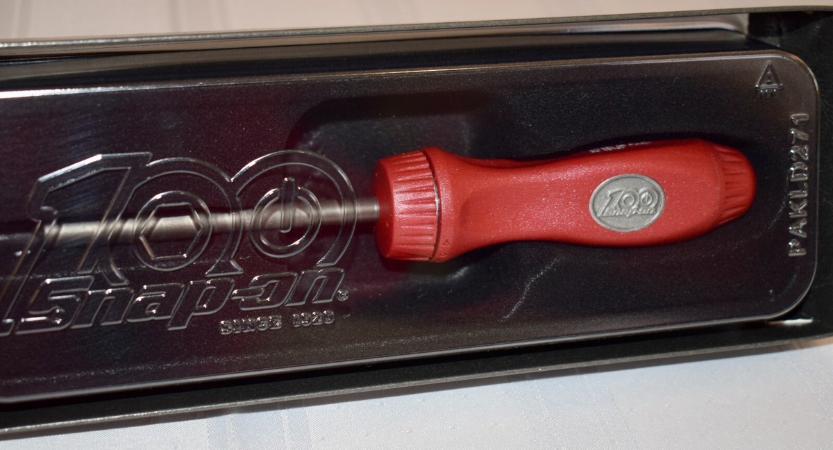 Snap on 100th Anniversary Red Ratcheting Screwdriver