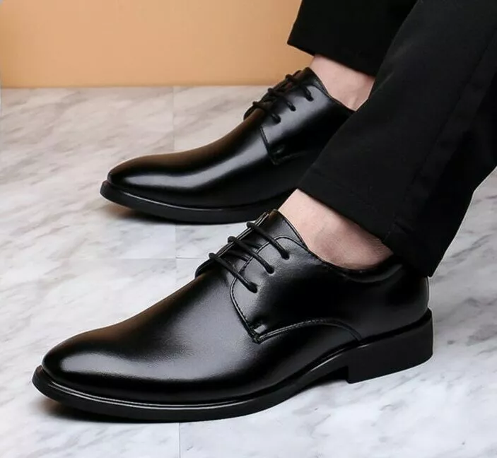 tinta Desear mini Zapatos de Hombre Calzado de Vestir Para Caballeros Formal Elegante Para  Hombres | eBay