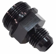 Holley QFT AED CCS 19-36QFT 7/8-20 # 6 A/N Fuel Inlet Fitting Black 13/16 Hex