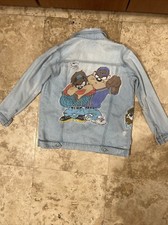 Vintage looney tunes Denim jacket Bug Bunny Taz