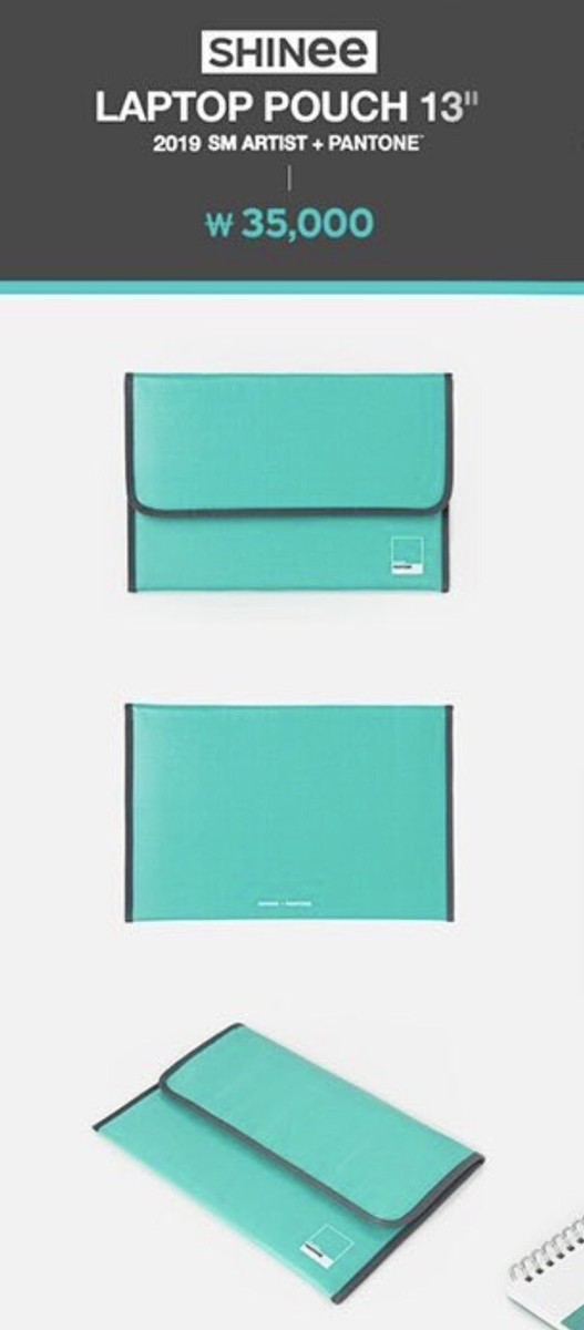 SHINee Pantone Laptop Pouch Official Merchandise 2019 | eBay