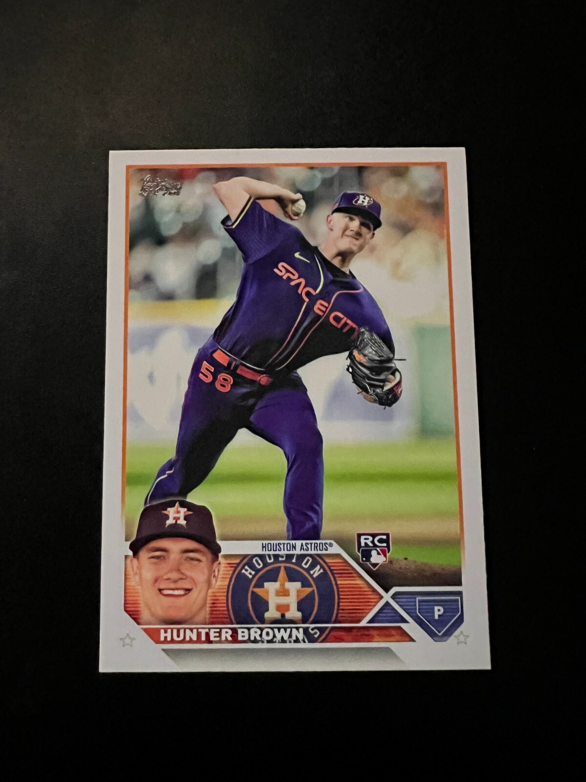2023 Topps MLB Series 1 #111 Hunter Brown Houston Astros RC