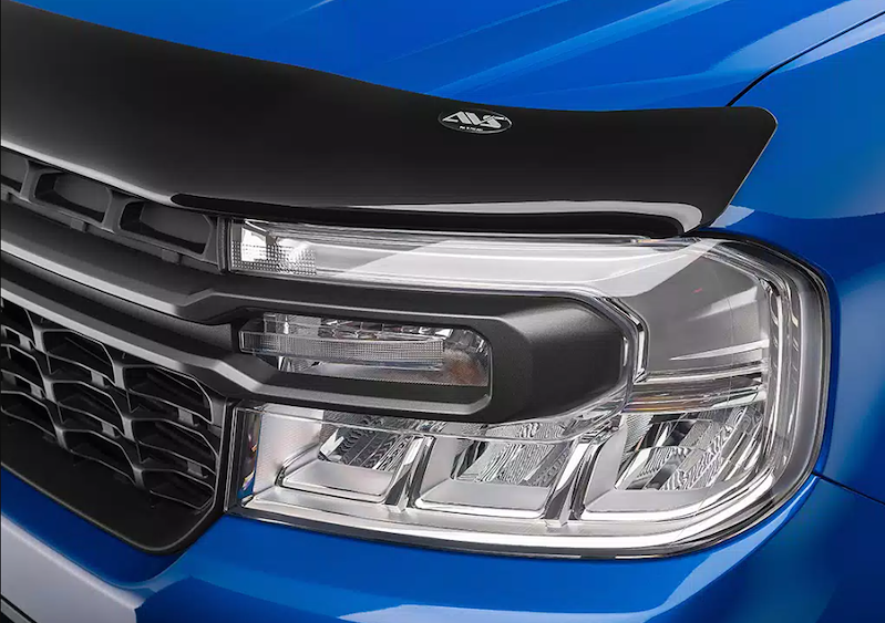 Wade Platinum Smoke Tint Bug Shield - High-Impact Acrylic Hood Protector Against Rocks & Debris, No-Drill Installation