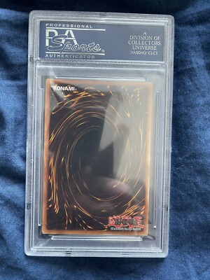 Yu-Gi-Oh Dragon à Trois Cornes PSA9 LOB-000 Secret 1ère Edition