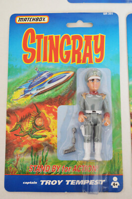1992 Matchbox Stingray Action Submarine + 5 Figures Gerry Anderson