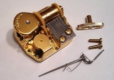 Sankyo 18 Note Music Box Movement With Reuge Wire Stopper-"Congratulations"