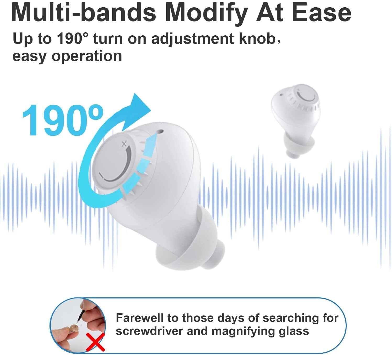 JHA610 Rechargeable Hearing Amplifier to Aid and Assist Hearing