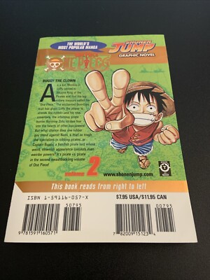 One Piece Volume 2 Gold Foil Edition Manga 2003 Shonen Jump | eBay