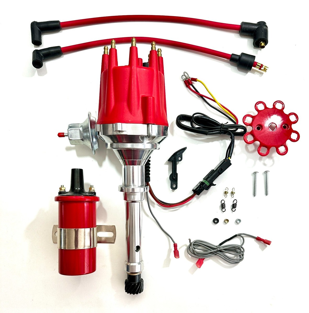 1966-1967 CADILLAC 429 7.0L RED Small Cap HEI Distributor + RED