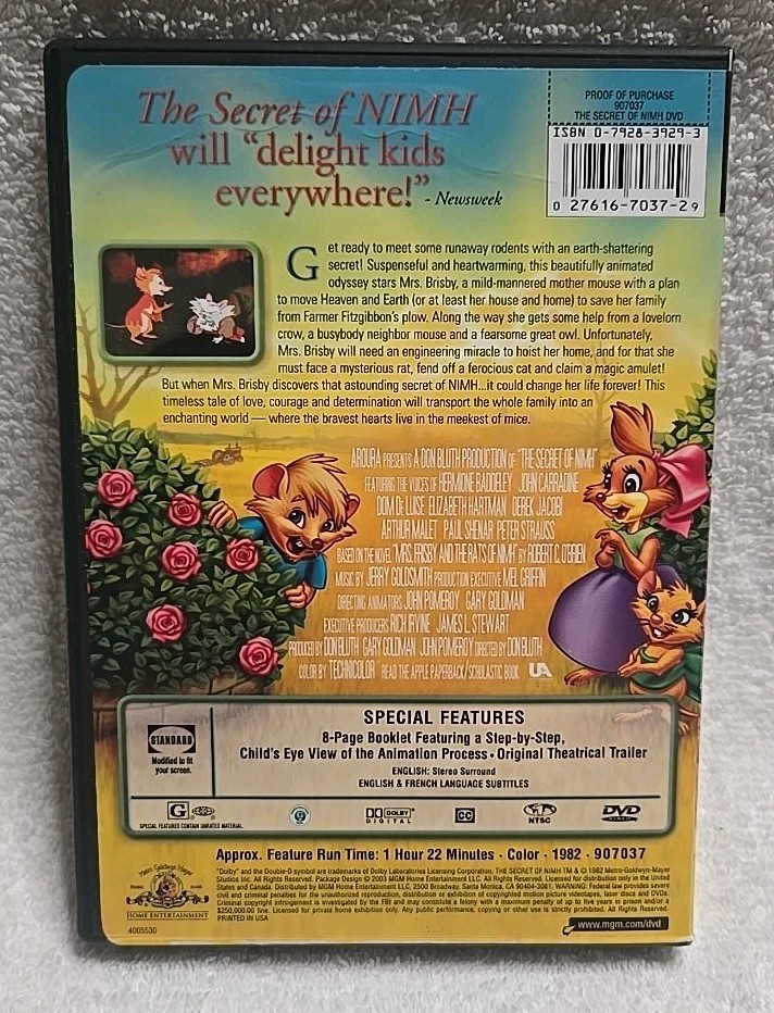 The Secret of NIMH 82
