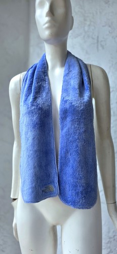 The North Face Denali Thermal Dynasty Blue Fleece Scarf 52” Soft Girls