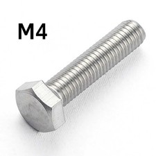 M4 Sechskantschrauben Edelstahl DIN 933 A4 V4...