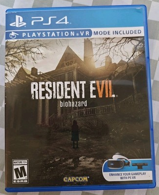 Resident Evil 7 VII Biohazard Sony PlayStation 4 PS VR Compatible