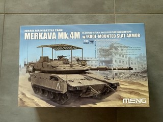 Meng TS 056 Merkava Mk.4M w/Roof Mounted Slat Armor Israel Main Battle Tank 1:35