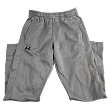 Under Armour ColdGear Gray Athletic Warm Up Pants Youth Size Small