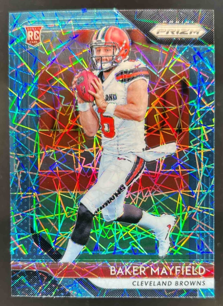 2018 Prizm Baker Mayfield RC Lazer Rookie #201 Browns