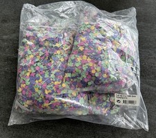 Grand lot de 3 x 100g de confettis en papier - multicolor