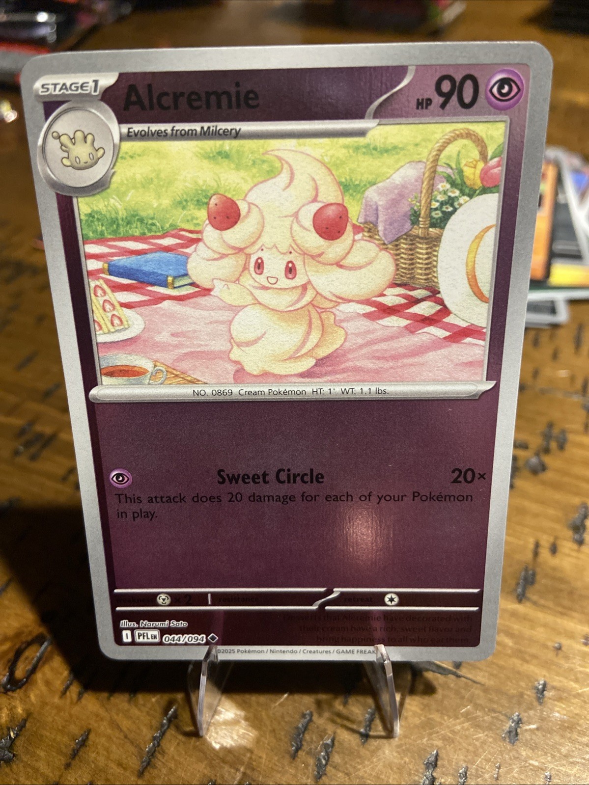 Alcremie 044/094 - Reverse Holo - Pokémon TCG: Phantasmal Flames - NM