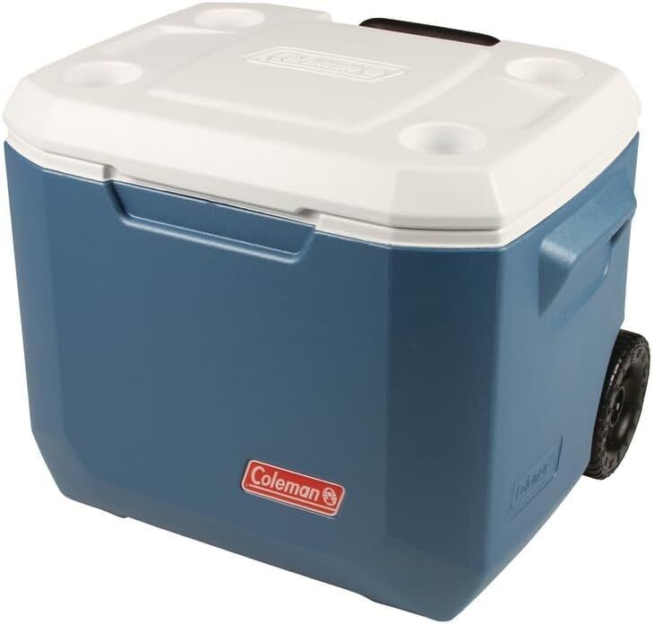 Portable Rolling Cooler 50 Quart 5 Day Cooler With Wheels Us