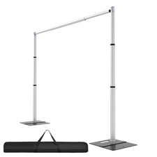 Backdrop Stand Heavy Duty 10x10Ft, Adjustable Metal Frame Pipe and Drape,Back...
