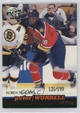 1999-00 Pacific Emerald Green 131/199 Peter Worrell #184 11pj