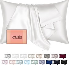 Silk Pillow Cases Standard Size with Hidden Zipper, Mulberry Silk Pillowcase for