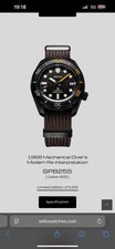 Seiko Prospex Diver Black Series Limited Steel SPB255 Strap Automatic 5