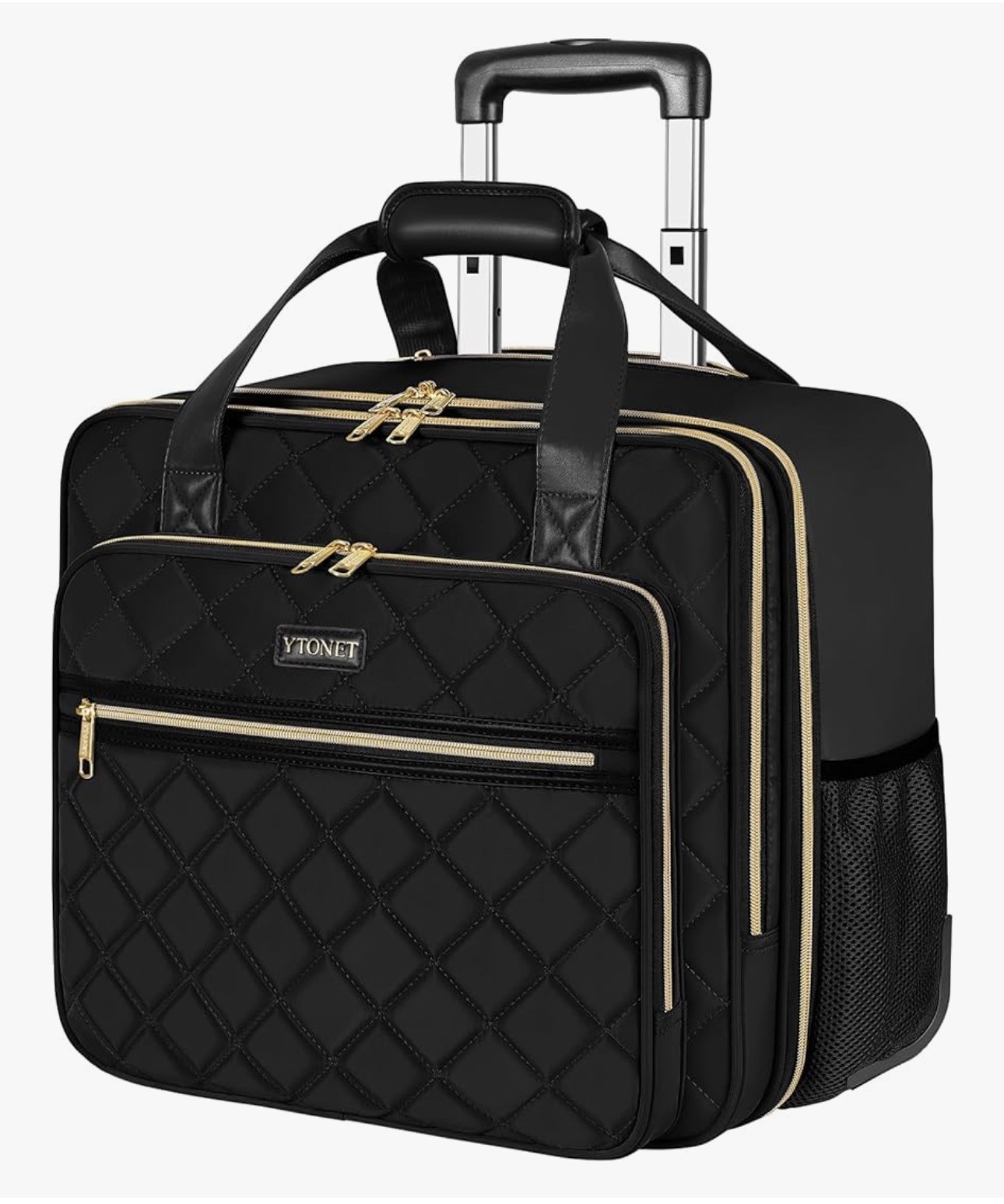 YTONET Rolling Laptop Bag 17.3 Inch Wheeled Computer Bag for