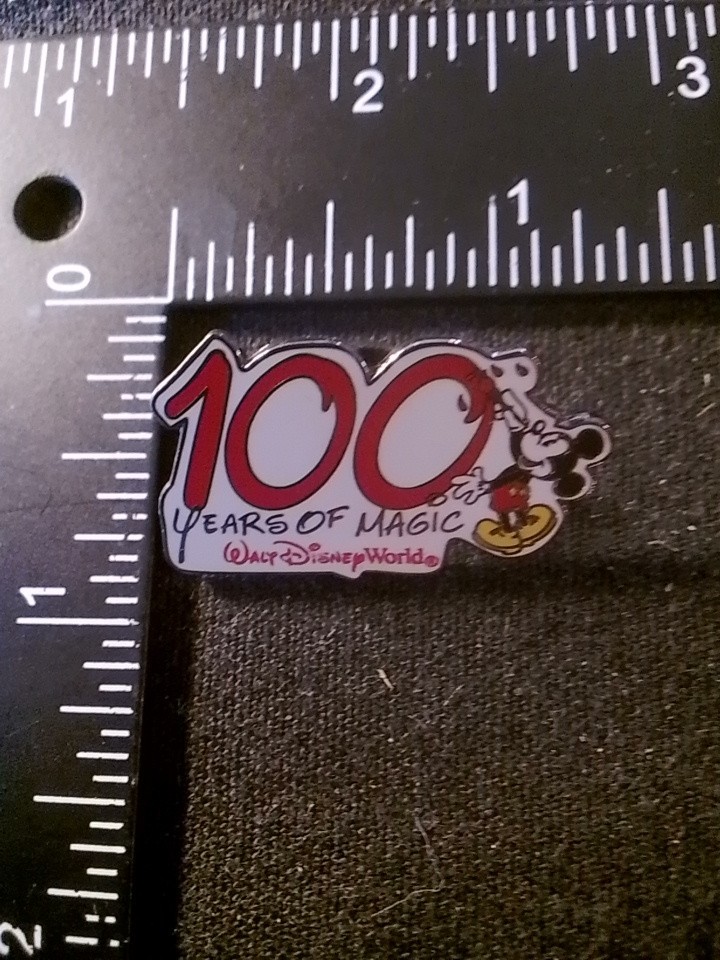 Disney WDW Mickey Mouse Painting 100 Years of Magic Logo Pin (U4:5237)