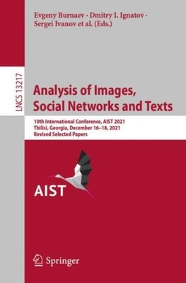 Burnaev - Analysis of Images Social Networks and Texts   10th Interna - X555z