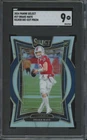 2024 Panini Select Silver Die-Cut Prizm #27 Drake Maye RC Rookie Mint SGC 9