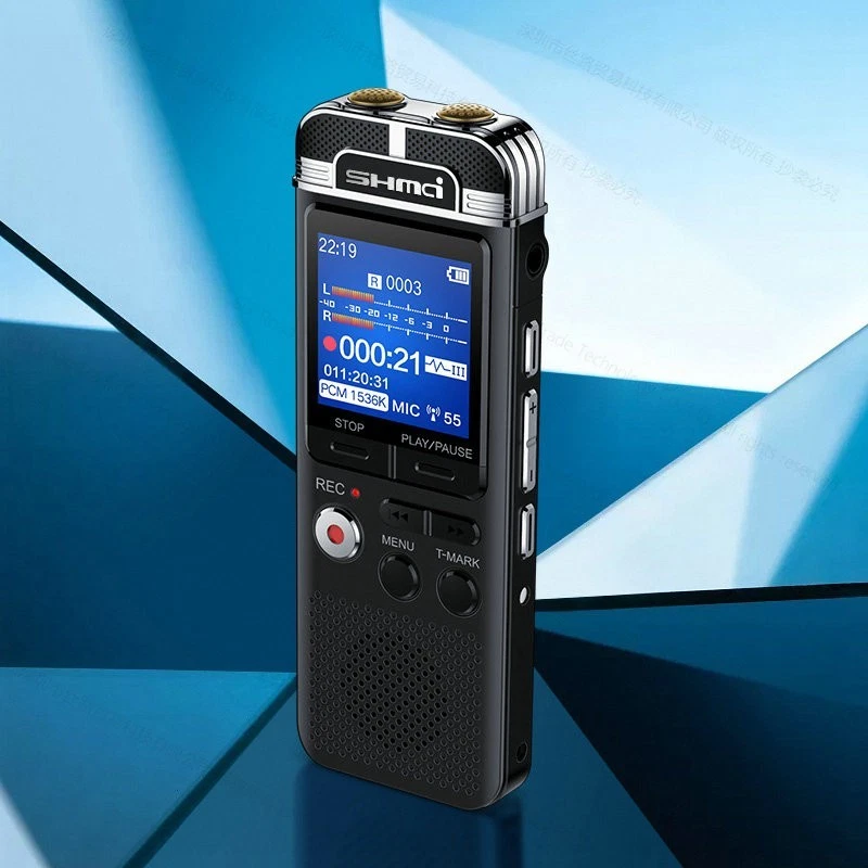 Shmci D100 Voice-Activated Recorder HD Denoise Rec Dual Microphones Dictaphone - Image 4 of 4