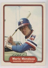 1982 Fleer Mario Mendoza #325 2k3