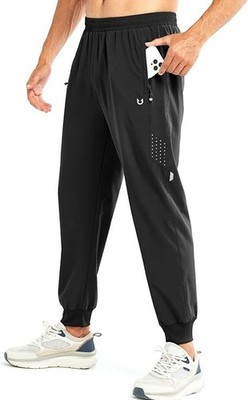 *NWOT* Men's Athletic Running Pants ~ 2XL / XXL ~ Lightweight ~ Qk Dry ~ Black