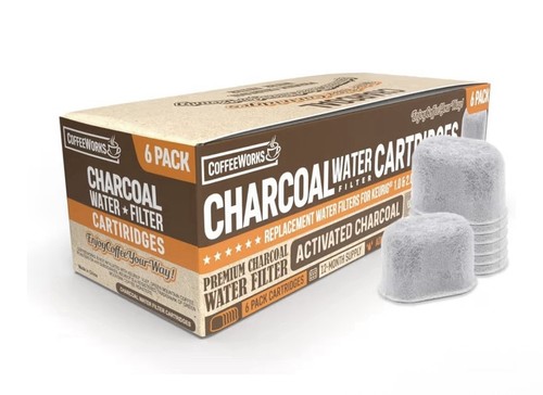 Charcoal Water Filter Refill Cartridges for Keurig Coffee Machines (6 ...