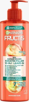 Garnier Fructis SOS Repair 10-in-1 Leave-in-Haarpflege, 400 ml (1er Pack)