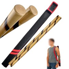 Escrima Sticks Pair 26" 28" 30" 32" 36" Rattan Kali Arnis Spiral Burnt Add Case